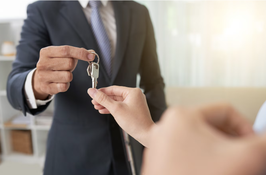 Realtor Holding House Keys